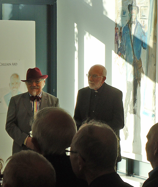Gatt, Reynolds at Art Show Opening