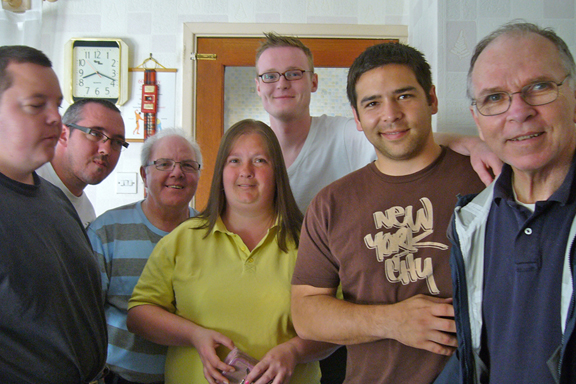 Gareth, Keith, Freddie Ashe, Conor, Jerem, Dad and Deborah